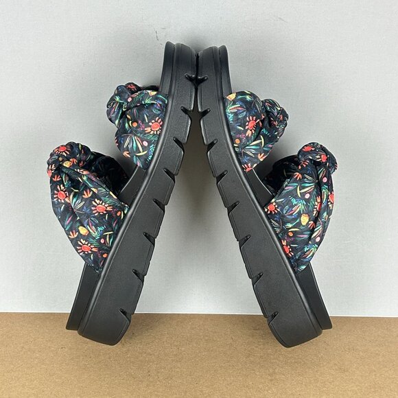 Alegria PG Lite Sage Two Strap Floral Slide Sandals Womens 8/8.5 EU 38 Black - Picture 7 of 10